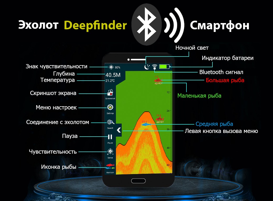 Интерфейс программы FishRada v1.1