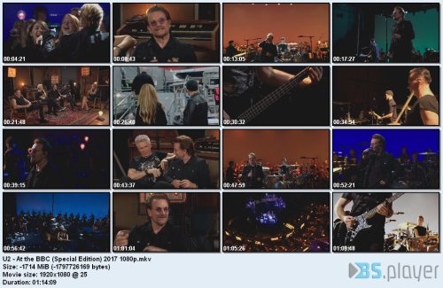U2 - At the BBC (Special Edition) (2017) HDTVRip 1080p
