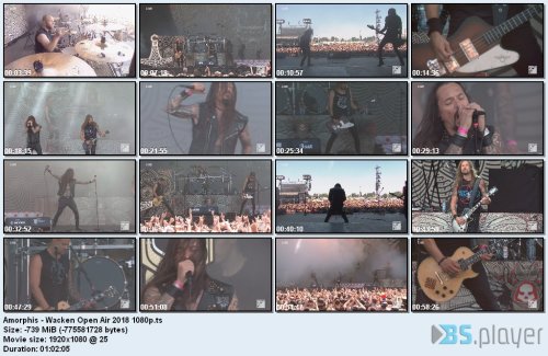 Amorphis - Wacken Open Air (2018) HD 1080p