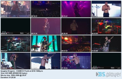 Imagine Dragons - KAABOO Festival (2018) HD 1080p