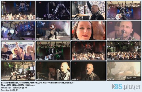 Backyard Babies - Rock Hard Festival (2018) HDTV