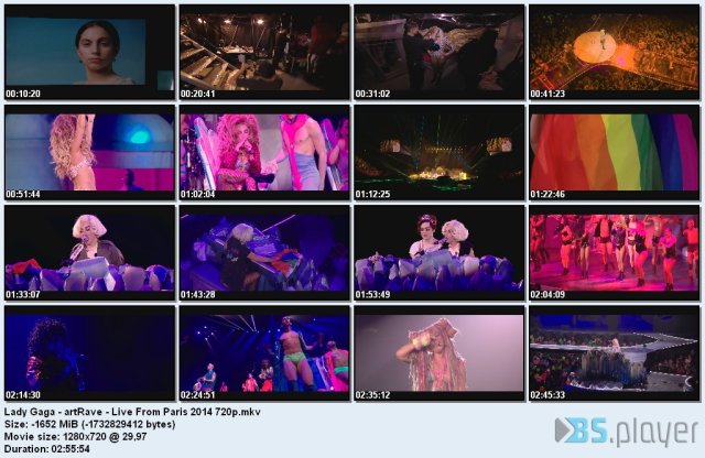 Lady Gaga - Live From Paris (2014) HD 720p