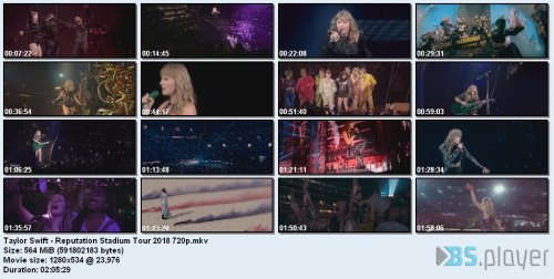 taylor swift reputation stadium tour 2018 720p idx - Taylor Swift - Reputation Stadium Tour (2018) [HD 720p]