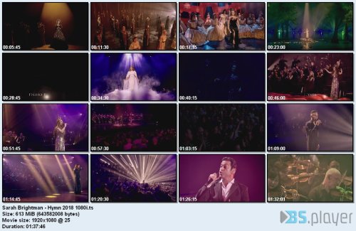 sarah brightman hymn 2018 1080i idx - Sarah Brightman - Hymn (2018) [HDTV 1080i]