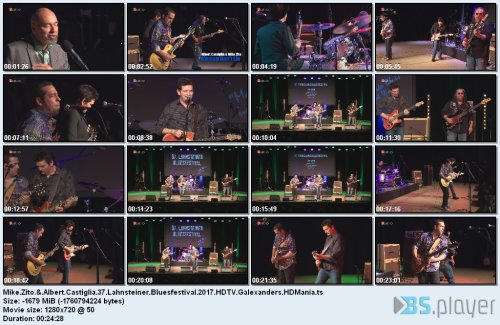 Mike Zito & Albert Castiglia - Bluesfestival (2017) HDTV