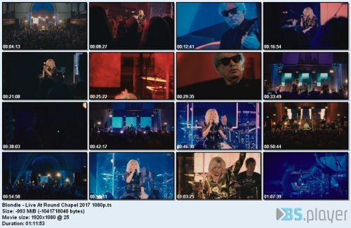 Blondie - Live At Round Chapel (2017) HD 1080p