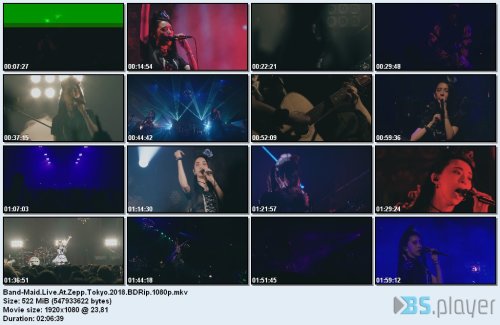 band maidliveatzepptokyo2018bdrip - Band-Maid - Live At Zepp Tokyo (2018) [BDRip 1080p] [H.264,AC3]