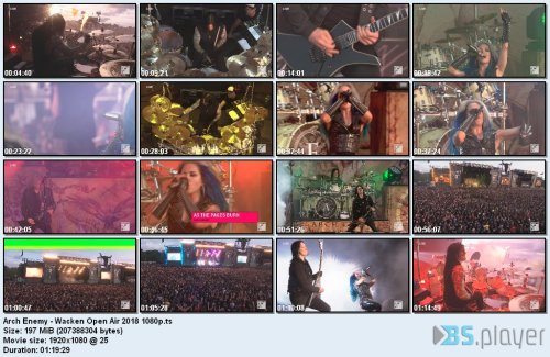 Arch Enemy - Wacken Open Air (2018) HD 1080p