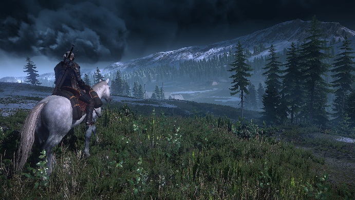 Снимок экрана анонсируемой игры Ведьмак 3: Дикая охота