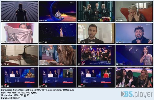 VA - Eurovision Song Contest Final (2017) HDTV