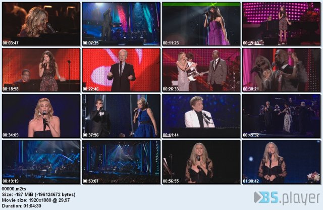 A MusiCares - Tribute to Barbra Streisand (2012) Blu-Ray