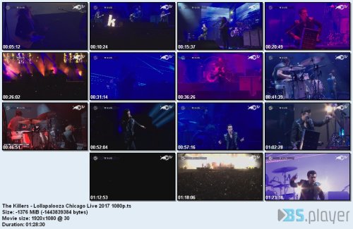 The Killers - Lollapalooza Chicago Live (2017) HD 1080p