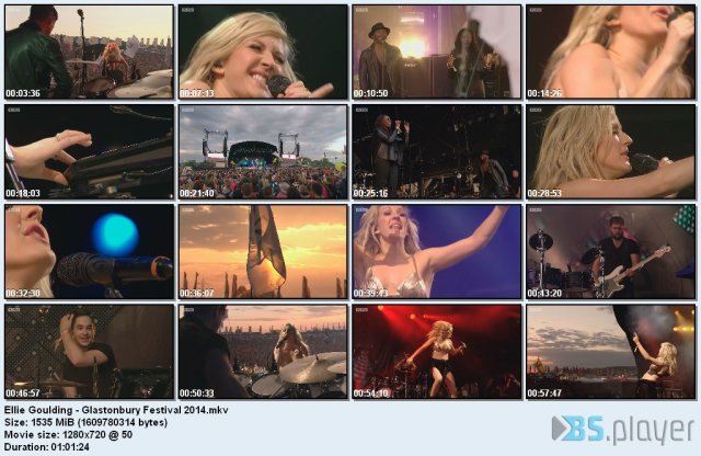 Ellie Goulding - Glastonbury Festival (2014) HD 720p Ellie Goulding - Glastonbury Festival (2014) HD 720p