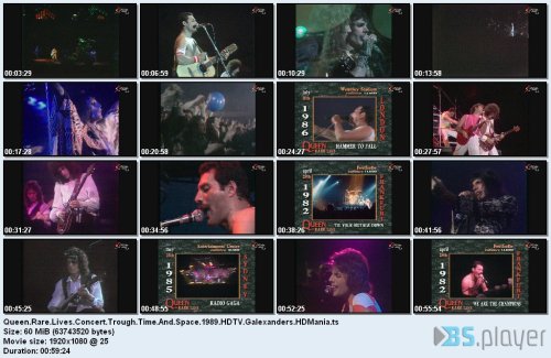Queen - Rare Live 1989 (2016) HDTV
