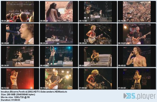 incubusbizarrefestival2002hdtvgalexanders - Incubus - Bizarre Festival 2002 (2018) [HDTV 720p] [H.264,AC3]