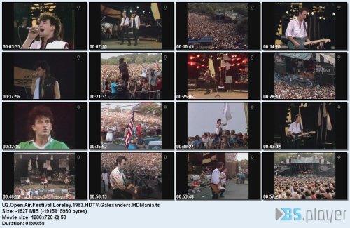 U2 - Open Air Festival Loreley 1983 (2017) HDTV