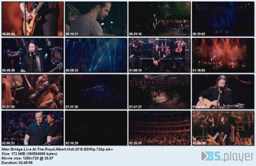 Alter Bridge - Live Royal Albert Hall (2018) BDRip 720p