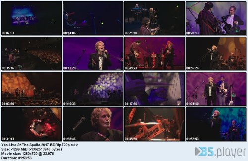 Yes - Live At The Apollo (2017) BDRip 720p