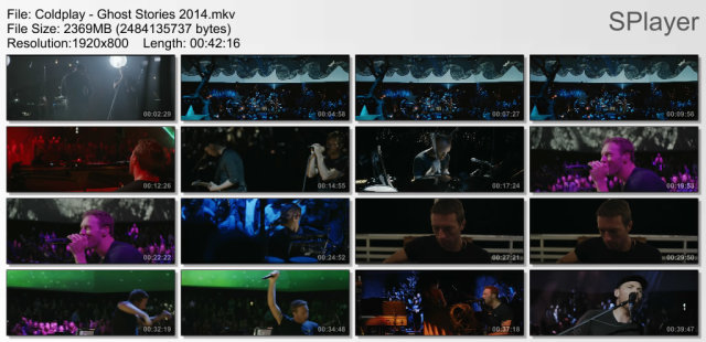 Coldplay - Ghost Stories Live (2014) HDTVRip 1080p Coldplay - Ghost Stories Live (2014) HDTVRip 1080p