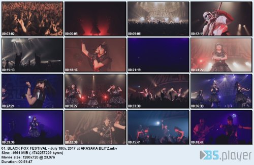 Babymetal - The Fox Festivals In Japan (2017) BDRip 720p