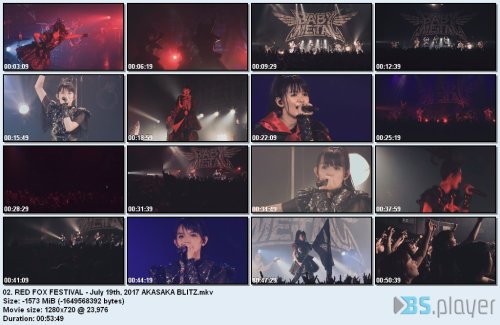 BDRiP - Babymetal - The Fox Festivals In Japan (2017) BDRip 720p