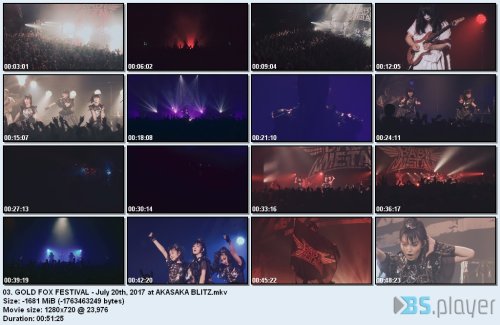 Babymetal - The Fox Festivals In Japan (2017) BDRip 720p