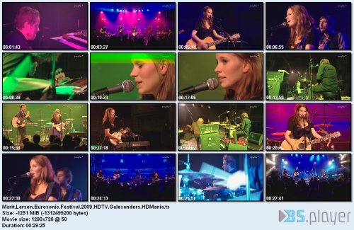 Marit Larsen - Eurosonic Festival 2009 (2018) HDTV