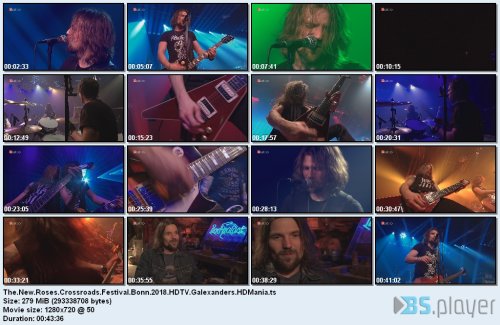 The New Roses - Crossroads Festival Bonn (2018) HDTV