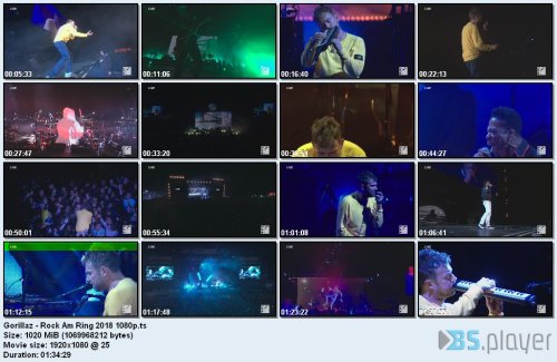 Gorillaz - Rock Am Ring (2018) HD 1080p