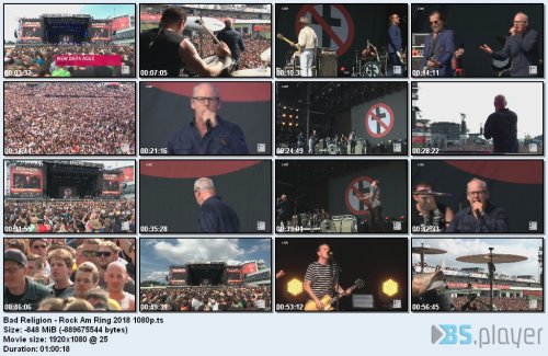 Bad Religion - Rock Am Ring (2018) HD 1080p