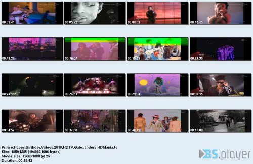 Prince - Happy Birthday (Music Videos) (2018) HDTV