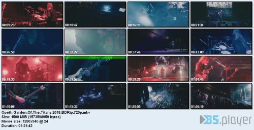 Opeth - Garden Of The Titans (2018) BDRip 720p