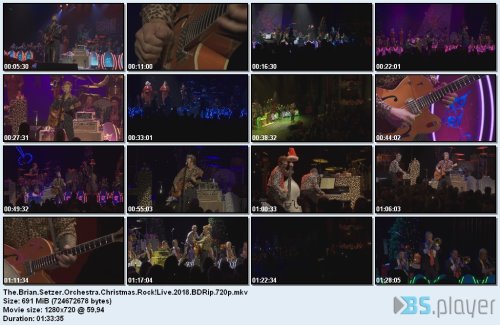 thebriansetzerorchestrachristmasrocklive2018bdrip - The Brian Setzer Orchestra - Christmas Rock! Live (2018) BDRip 720p