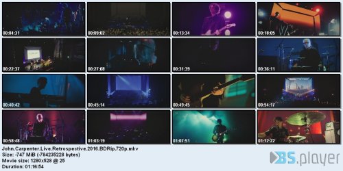 John Carpenter - Live Retrospective (2016) BDRip 720p