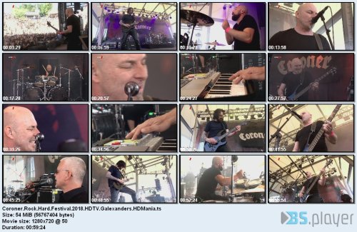 Coroner - Rock Hard Festival (2018) HDTV