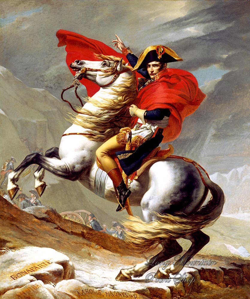 Resultado de imagen de napoleón cruzando los alpes