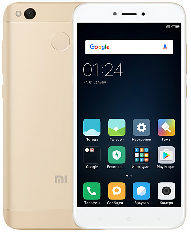 xiaomi redmi 4x 2/16gb