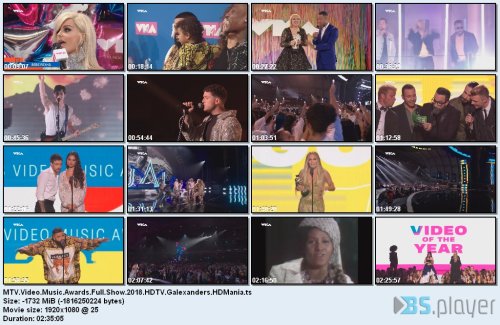 mtvvideomusicawardsfullshow2018hdtvgalex