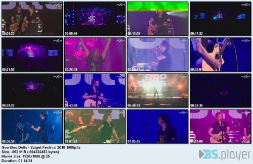 Goo Goo Dolls - Sziget Festival (2018) HD 1080p
