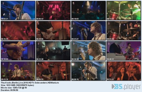 thekooksberlinlive2018hdtvgalexanders - The Kooks - Berlin Live (2018) HDTV